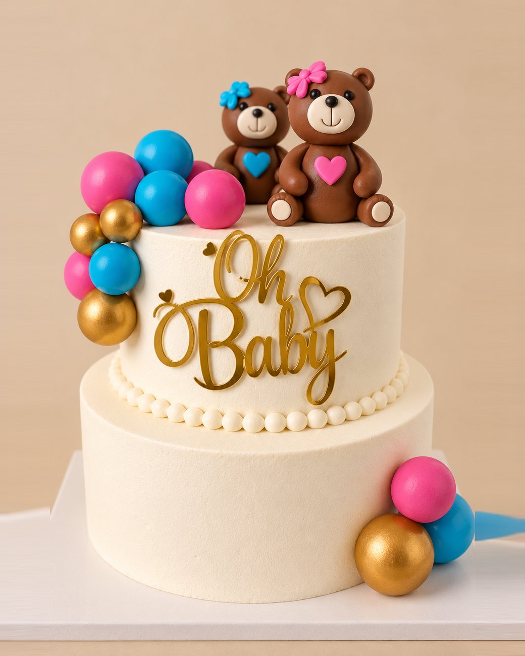 Gender-Reveal-Torte – Beispiel 1